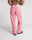 JACKSONS MID WAIST WIDE LEG JEANS - PINK KISS