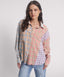 ONE TEASPOON PATCHWORK COTTON CHECK SHIRT - MULTI