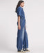 ONE TEASPOON VERONICA DENIM JUMPSUIT - WESTLAND BLUE