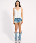 ONE TEASPOON BANDIT LOW WAIST DENIM SHORT - TEXAS BLUE