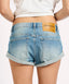 ONE TEASPOON BANDIT LOW WAIST DENIM SHORT - TEXAS BLUE