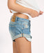 ONE TEASPOON BANDIT LOW WAIST DENIM SHORT - TEXAS BLUE