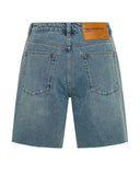 ONE TEASPOON JACKSONS MID WAIST WIDE LEG SHORTS - BLUE CRUSH