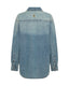 ONE TEASPOON ESSENTIAL DENIM SHIRT - BLUE CRUSH