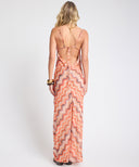 ONE TEASPOON JAGGER SHEER SLIP MAXI DRESS - SUNSET