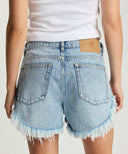ONE TEASPOON ROLLERS LOW WAIST DENIM SHORTS - SALTY DOG