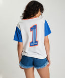 ONE TEASPOON GAME DAY BOYFRIEND TEE - MULTI