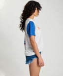 ONE TEASPOON GAME DAY BOYFRIEND TEE - MULTI