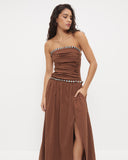 MON RENN ROCCO DRESS - NUTMEG