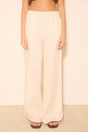 MON RENN ALERIA PANT - CREAM CONTRAST