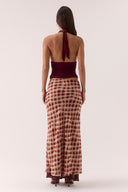 SOVERE EUPHORIA SKIRT - CHECK