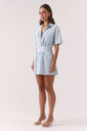 SOVERE ATLAS MINI DRESS - VISTA BLUE