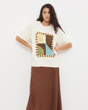 MON RENN ESSENCE TEE - ABSTRACT PAINTERLY