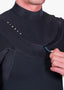 VISSLA NEW SEAS 3-2 U ZIP WETSUIT - BLACK 2