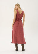 AFENDS TULLY SEERSUCKER MAXI DRESS - INDY ROSE CHECK