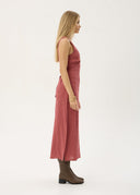 AFENDS TULLY SEERSUCKER MAXI DRESS - INDY ROSE CHECK