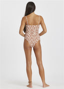 SUN & SOL STRAPLESS ONE PIECE - HENNA