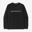 '73 TEXT LOGO RESPONSIBILI L/S TEE - BLACK