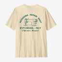 PATAGONIA REPAIR SHOP T-SHIRT - UNDYED NATURAL