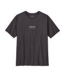 PATAGONIA 95 OVAL LOGO T-SHIRT - INK BLACK