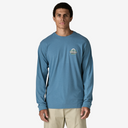 PATAGONIA L/S GREAT WAVES RESPONSIBILI-TEE - SHORE BLUE