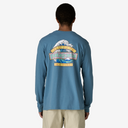 PATAGONIA L/S GREAT WAVES RESPONSIBILI-TEE - SHORE BLUE