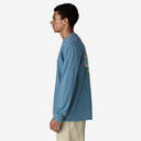 PATAGONIA L/S GREAT WAVES RESPONSIBILI-TEE - SHORE BLUE