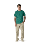 PATAGONIA P-6 LOGO T-SHIRT - GEM GREEN