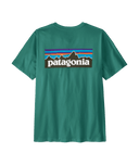 PATAGONIA P-6 LOGO T-SHIRT - GEM GREEN