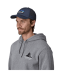 PATAGONIA P-6 LOGO LOPRO TRUCKER HAT - NEW NAVY