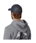 PATAGONIA P-6 LOGO LOPRO TRUCKER HAT - NEW NAVY