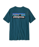 PATAGONIA P-6 LOGO RESPONSIBILI-TEE - GLACIAL BLUE