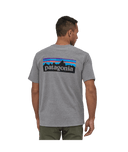PATAGONIA P-6 LOGO RESPONSIBILI-TEE - GRAVEL HEATHER