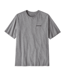 PATAGONIA P-6 LOGO RESPONSIBILI-TEE - GRAVEL HEATHER
