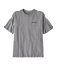 PATAGONIA P-6 LOGO RESPONSIBILI-TEE - GRAVEL HEATHER
