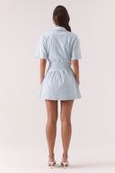 SOVERE ATLAS MINI DRESS - VISTA BLUE