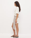 MON RENN ELKI MINI DRESS - CREAM STRIPE