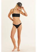 SISSTREVOLUTION SEEKER SOLID CHEEKY BOTTOM - BLACK