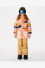 RIP CURL GIRLS SNAKE SNOW JACKET - SALMON