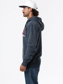 THRILLS UNITED FRONT PULL ON HOOD - EBONY