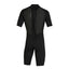 O'NEILL FACTOR BACK ZIP SHORT SLEEVE SPRING 2MM - BLK/BLK