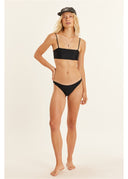 SISSTREVOLUTION SEEKER SOLID CHEEKY BOTTOM - BLACK