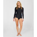 O'NEILL BAHIA 1/4 ZIP LONG SLEEVE RASH VEST - TROPIC TEXTA