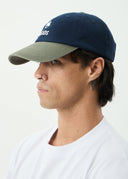 AFENDS BURNIN 6 PANEL CAP - DEEP SEA/SYCMORE