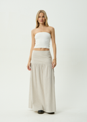 AFENDS NADIA MAXI SKIRT - REVERB MOONBEAM CHECK
