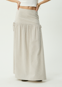 AFENDS NADIA MAXI SKIRT - REVERB MOONBEAM CHECK