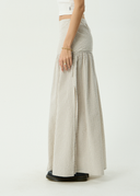 AFENDS NADIA MAXI SKIRT - REVERB MOONBEAM CHECK