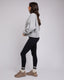 ALL ABOUT EVE ACTIVE TONAL SWEATER - GREY MARLE