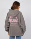 ALL ABOUT EVE SANTA MONICA HOODIE - CHARCOAL