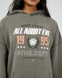 ALL ABOUT EVE PERFORMANCE O/S HOODIE - CHARCOAL